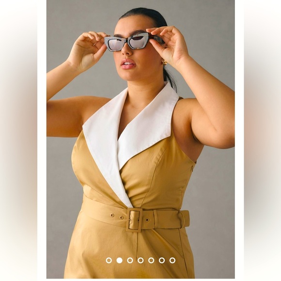 Anthropologie NWT Hutch Sleeveless Collared Dress size 18W. - Picture 2 of 9